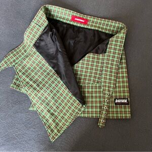 Vintage Wrap Mini Skirt